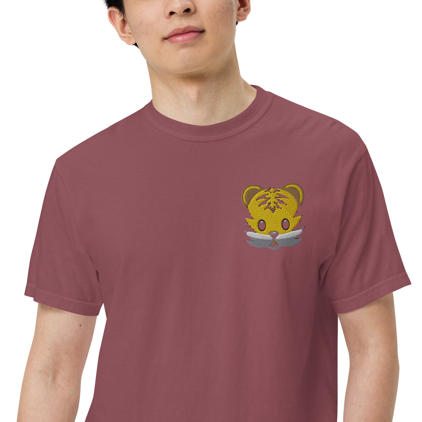 JRL TIGER LOGO-dyed heavyweight t-shirt