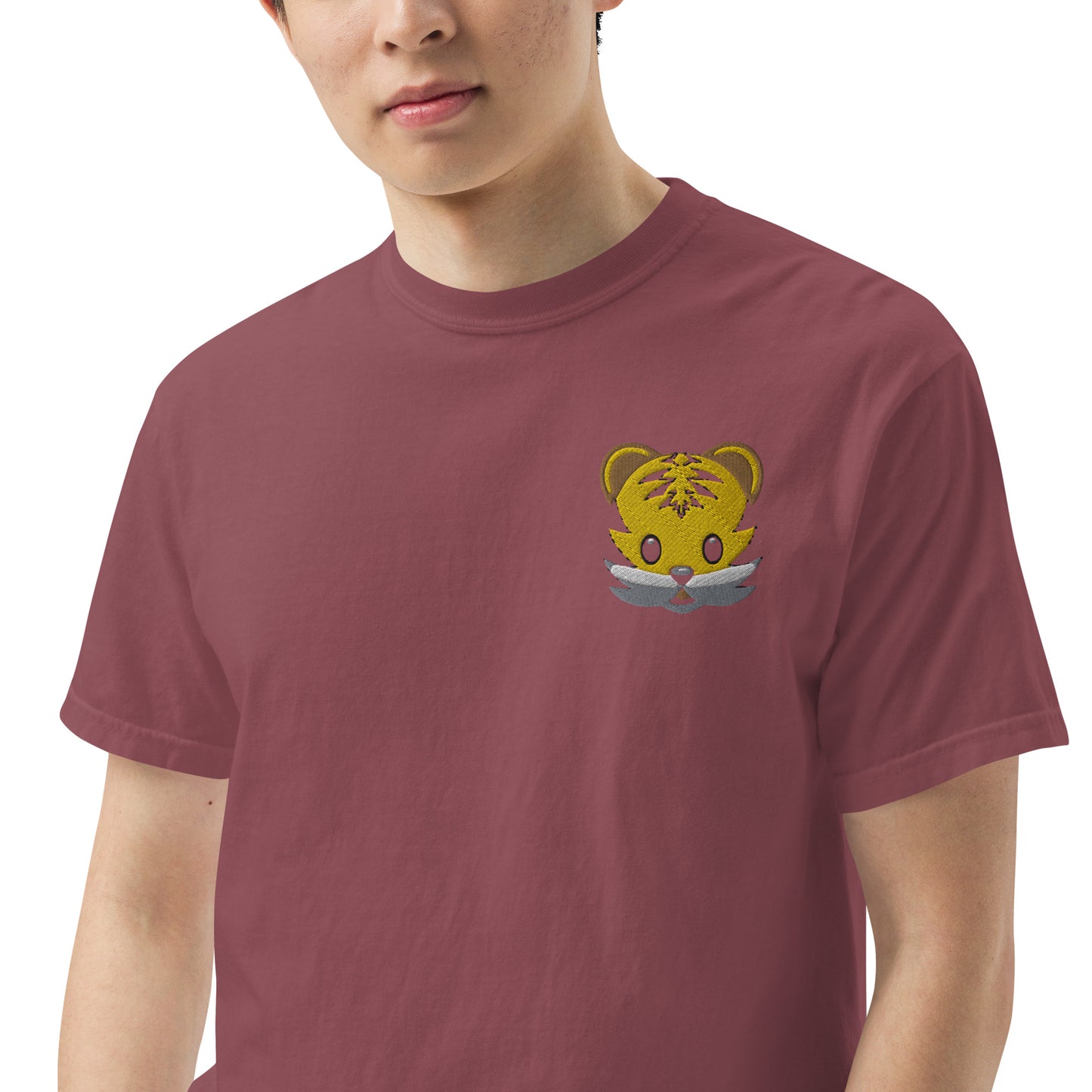 JRL TIGER LOGO-dyed heavyweight t-shirt