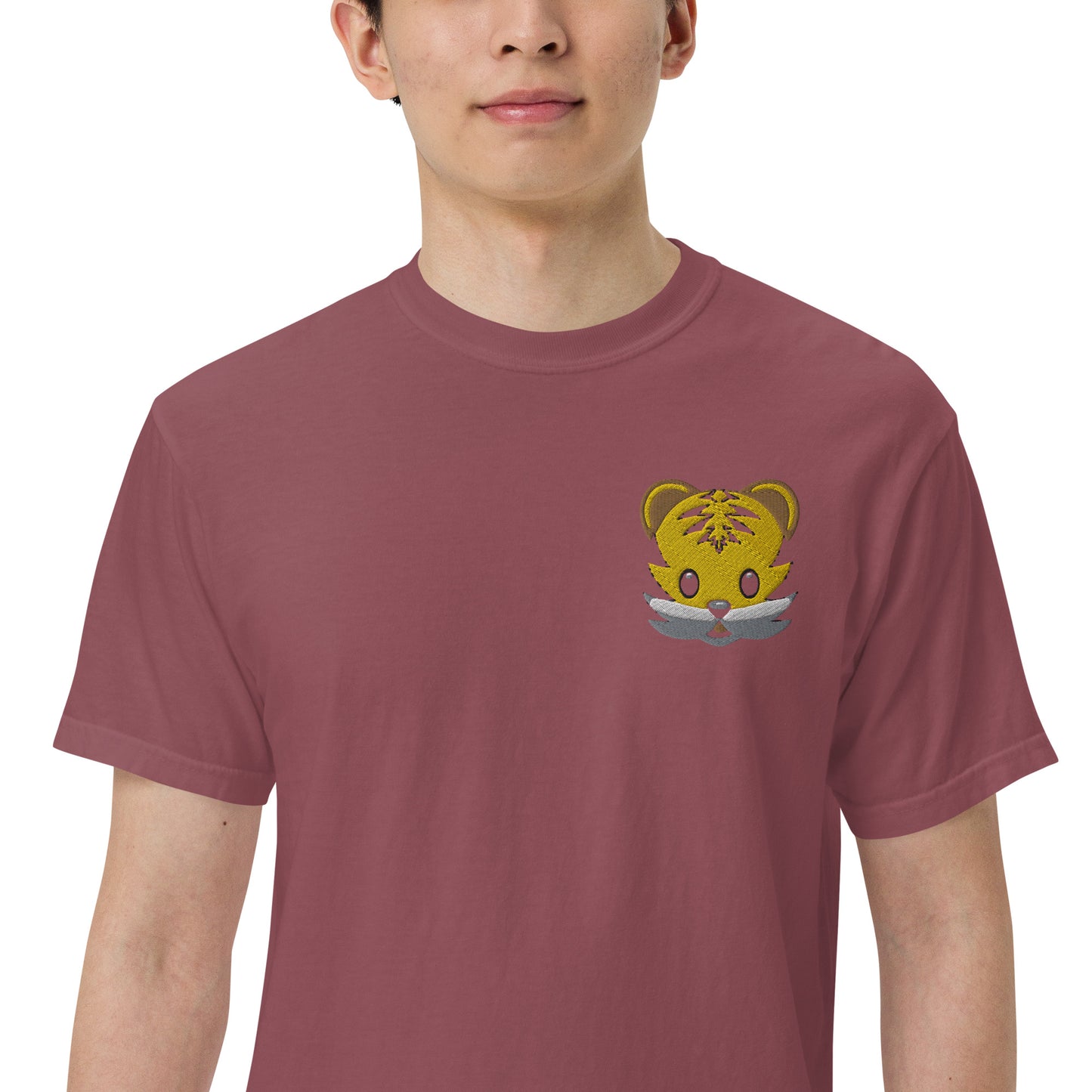 JRL TIGER LOGO-dyed heavyweight t-shirt