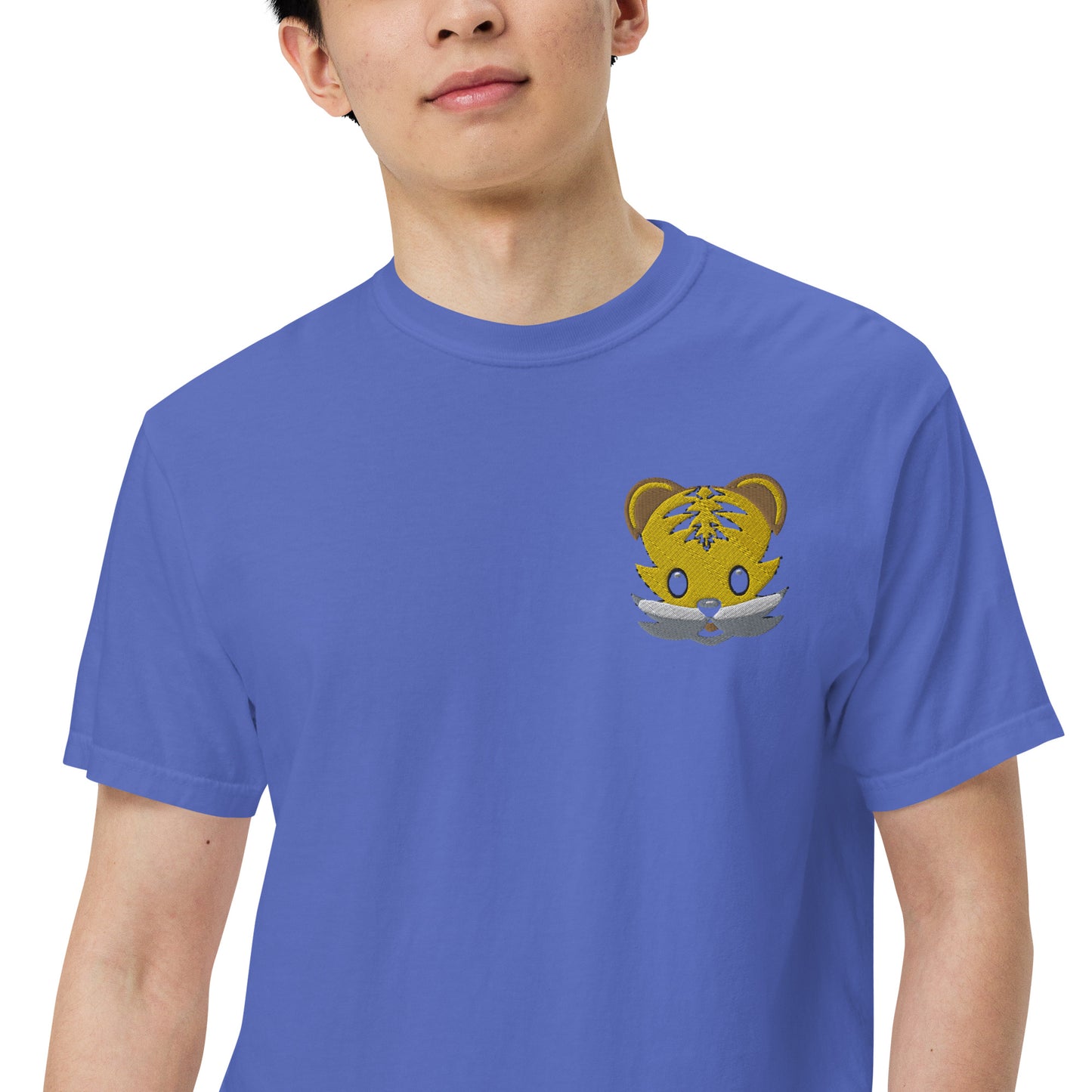 JRL TIGER LOGO-dyed heavyweight t-shirt