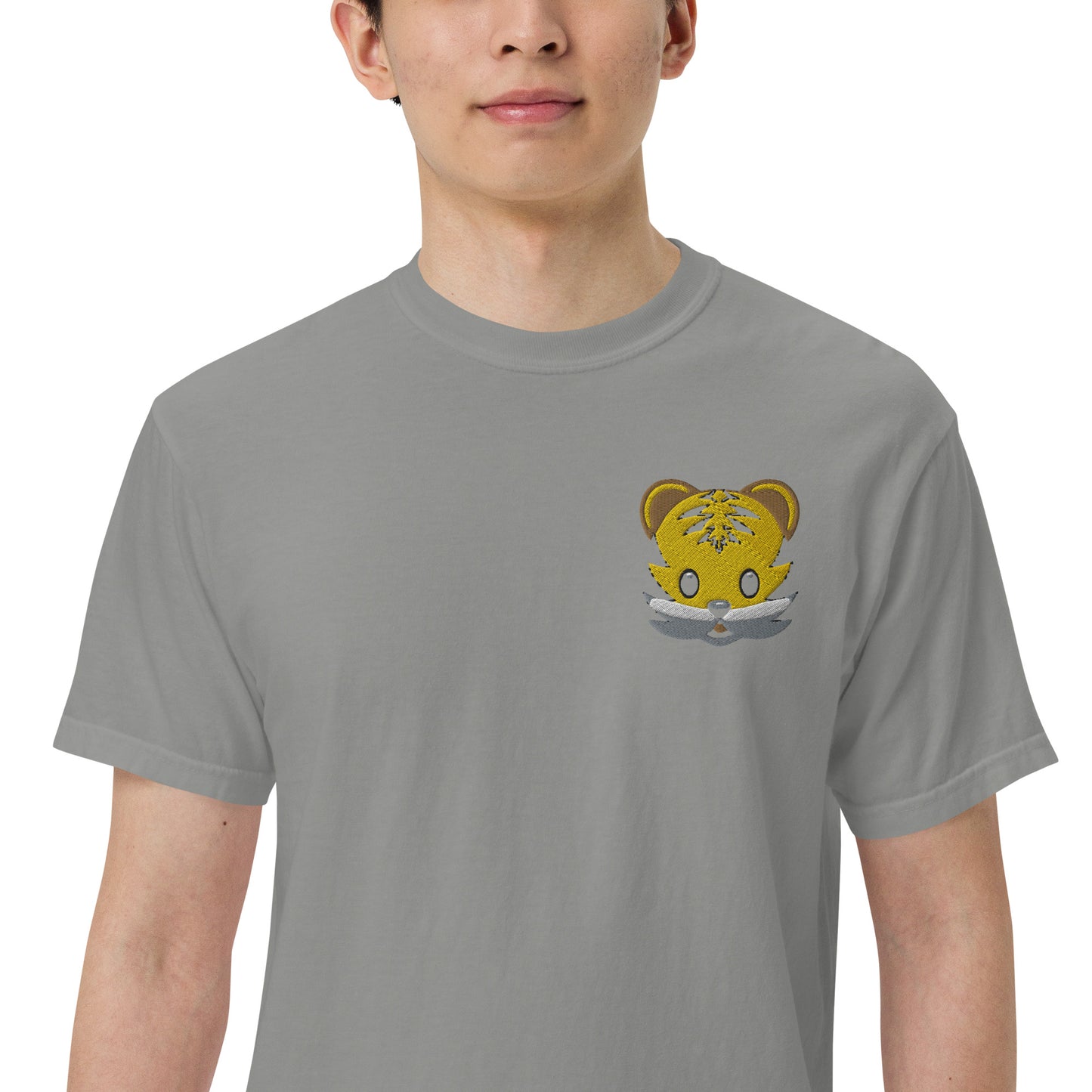 JRL TIGER LOGO-dyed heavyweight t-shirt