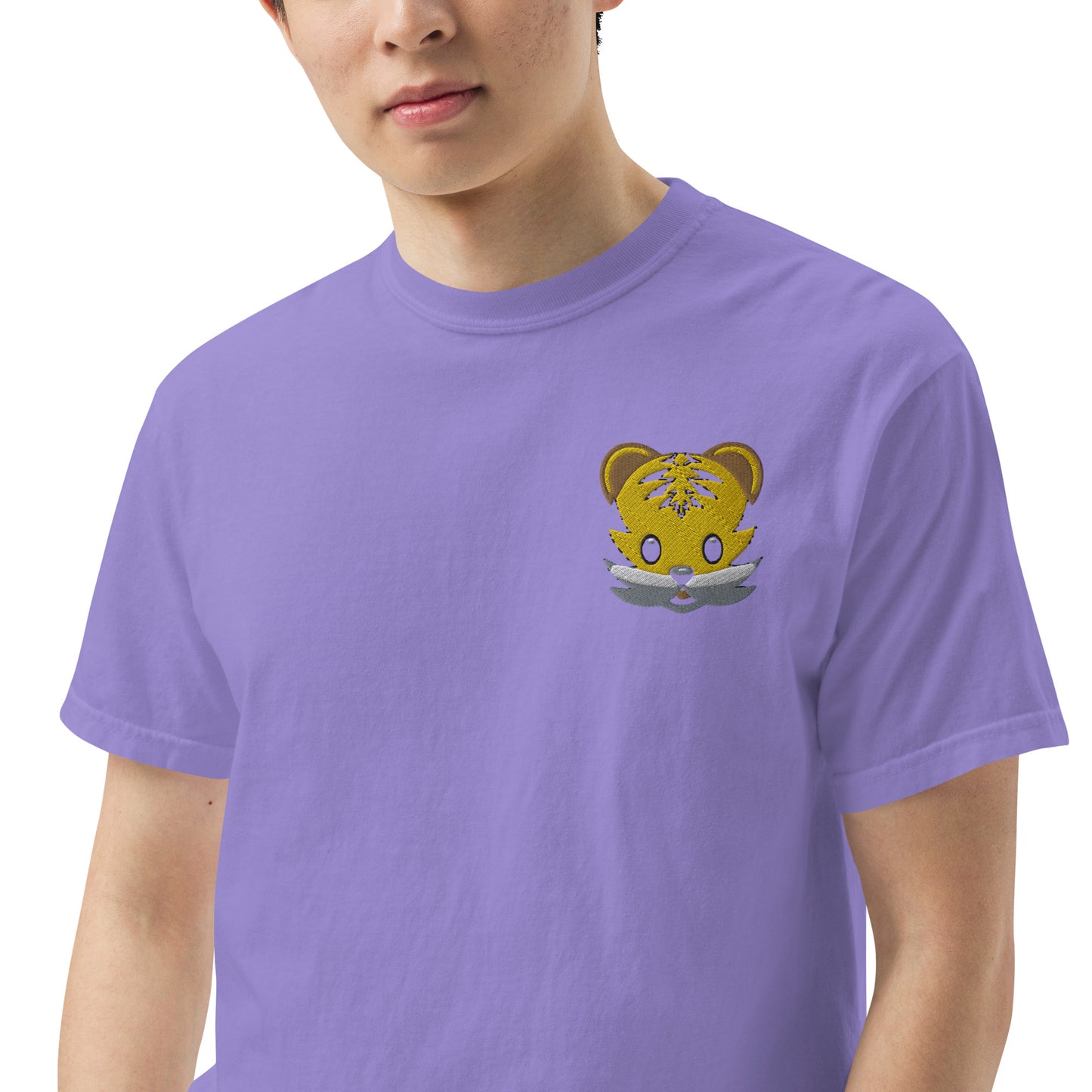 JRL TIGER LOGO-dyed heavyweight t-shirt